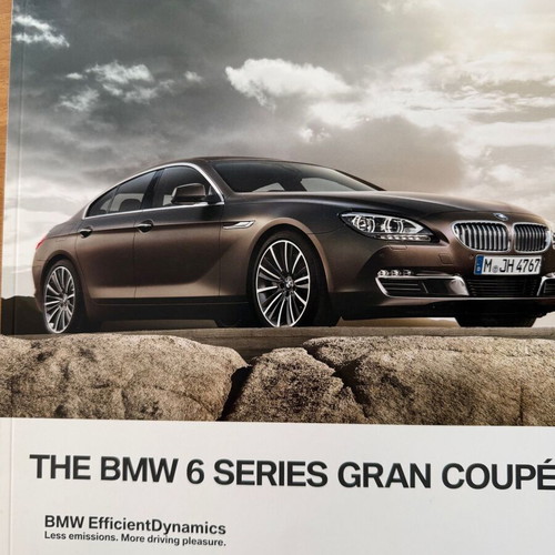 Брошура The BMW 6 Series Gran Coupe 2013 нова