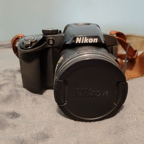 Nikon Coolpix P510 camera used with accessories