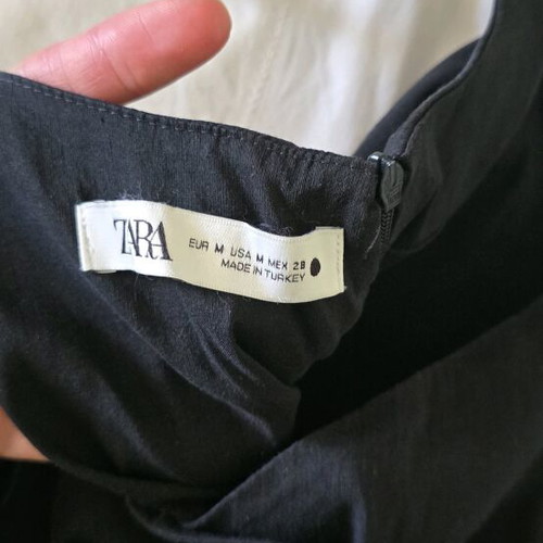 The Little Black Dress Zara linen cotton like new, Medium