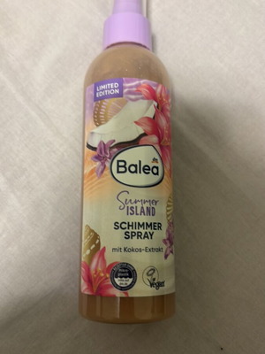 Body mist with sparkles, 200 ml spray for body, new