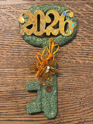Christmas decorative key 2026 22cm new