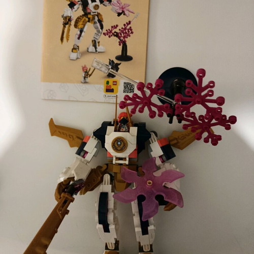 Lego Ninjago Mech Dragons Rising με 2 φιγούρες Sora και Wolf Musk Warrior σαν καινούργιο