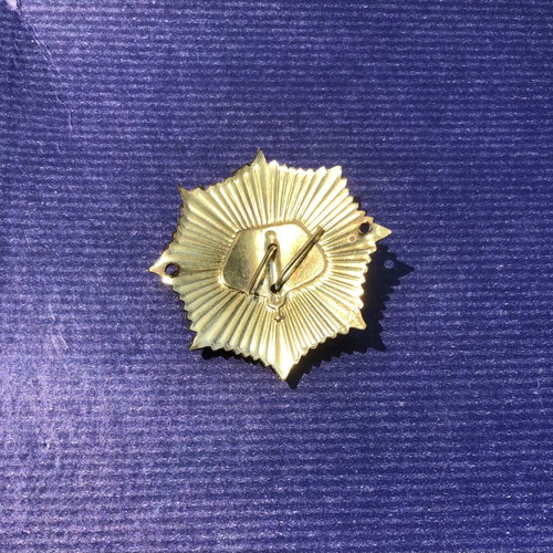 Metal badge of philharmonic musician's cap, like new