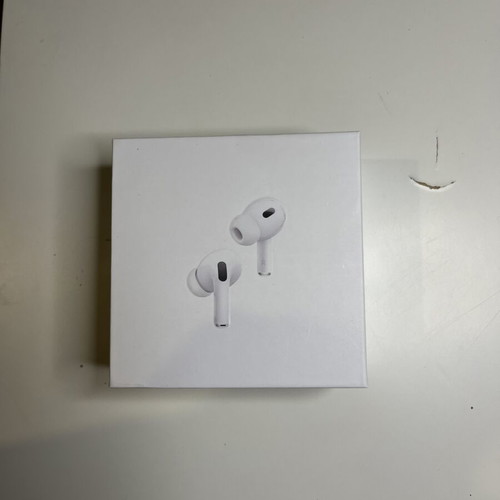 Air Pods Pro 2 wireless earbuds with charging cable and ear tips