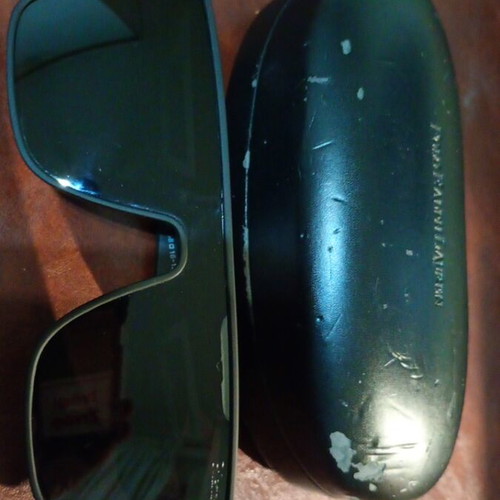 Polarized sunglasses with Polo Ralph Lauren case used, black