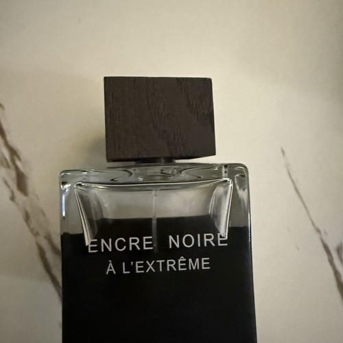 Encre Noir men's perfume empty bottle Lalique used