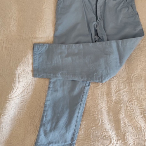 H&M fabric pants like new, size 3-4, blue