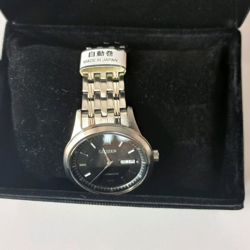 Citizen NY4050-54E men's automatic watch new, black