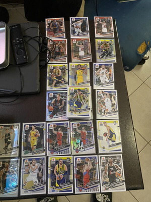 EuroLeague Donruss 2024 Optic Cards new, 50 singles + 4 doubles