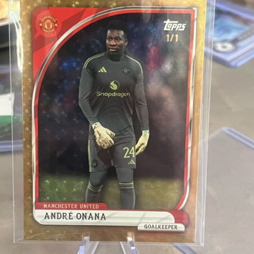 Topps Manchester United Andre Onana 1/1 football card