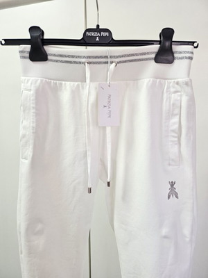 Patrizia Pepe sports trousers new, size S white