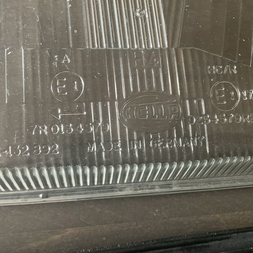 Audi 80 B3 1986-1991 front right headlight glass used HELLA