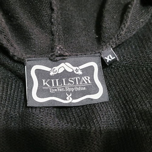 Killstar Knit Cardigan used, black, size XL