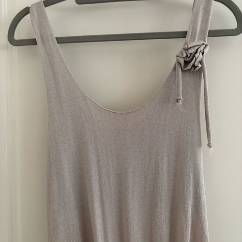 Midi dress like new, beige, size M