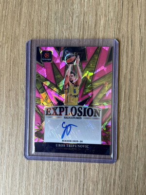 Uros Trifunovic Auto /25 Explosion Signatures 2025-26 basketball card