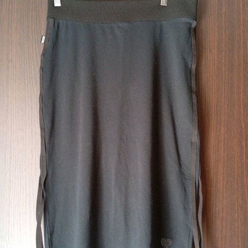 Moschino Jeans black skirt new, cotton, size XXL