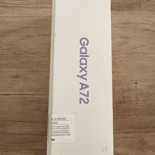 Samsung Galaxy A72 Violet 128GB box used