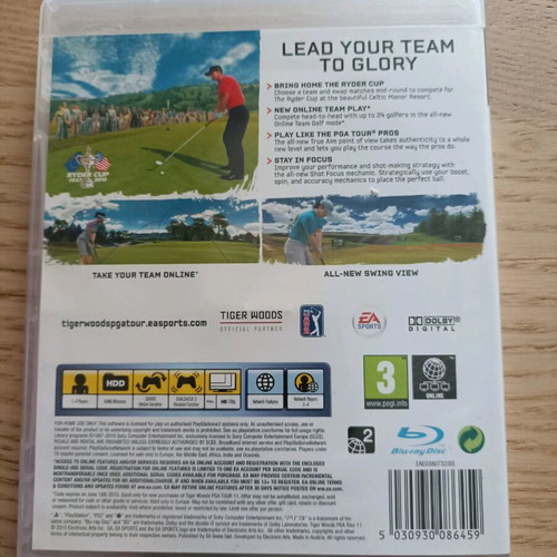 Tiger Woods PGA Tour 11 PS3 like new