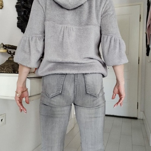 Tally Weijl women's skinny jeans gray like new, size 36/38