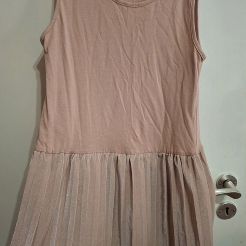 Mayoral dress for 10 years old, like new, beige with tulle skirt