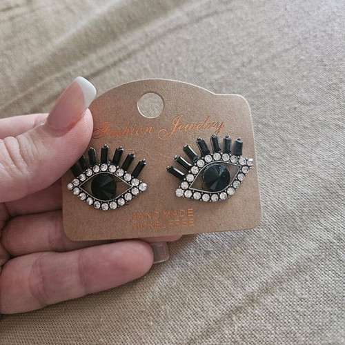 Eye-shaped earrings new