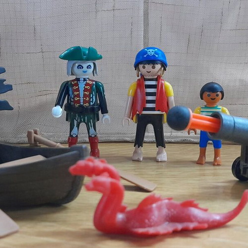 Playmobil 4164 Pirates used collectible Christmas set 2011