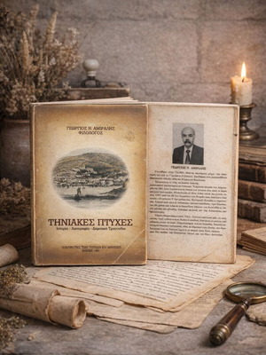Tiniakes Ptyches book used, Georgios N. Amiralis, history and folklore