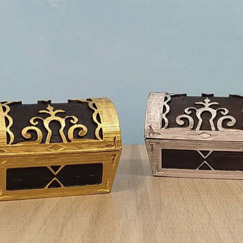 Kingdom Hearts chest new, 3D printed, hand painted