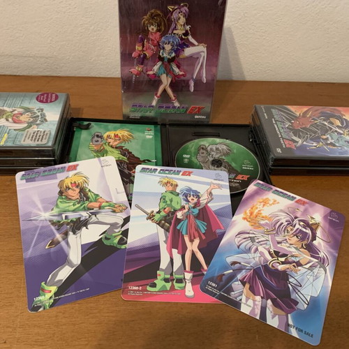 Star Ocean 'EX' DVD Collectors Box Set with Pencilboards Complete Series New