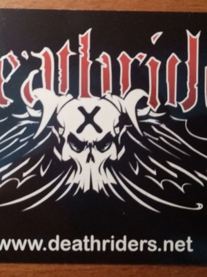 Deathriders Neil Turbin Anthrax 2009 official promo sticker