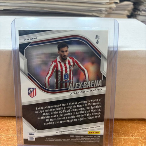 FIFA Prizm 2025-26 Giuliano Simeone and Alex Baena Soccerball Lot 2 new