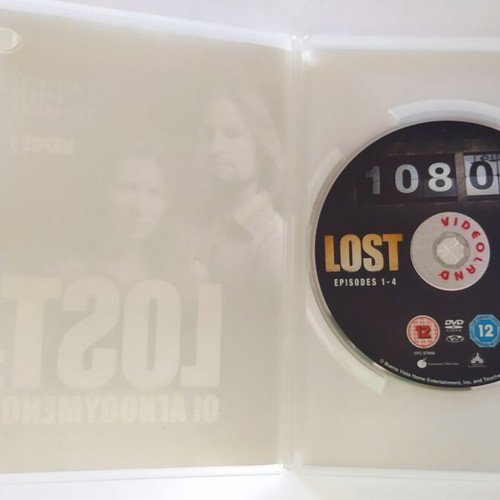 Lost DVD used, episodes 1-4 with subtitles