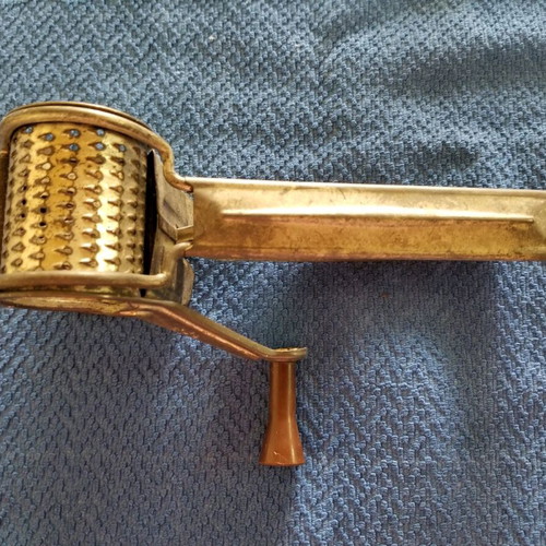 Mouli vintage cheese grater used, made in France