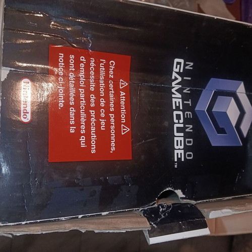 Nintendo GameCube console used with controller, power supply and Gale of Darkness German