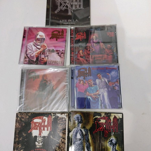Death and Control Denied CD discography like new, 8 items