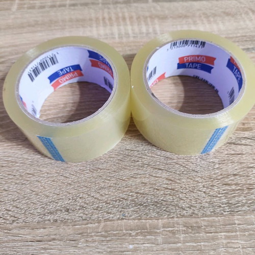 Packaging tapes new, pack of 2, transparent