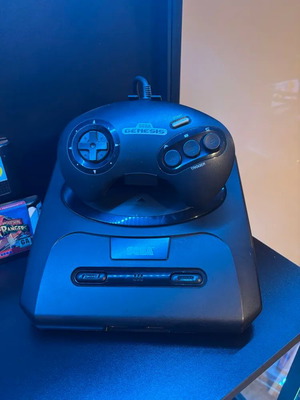 Minimalist Mega Drive stand with controller made to order