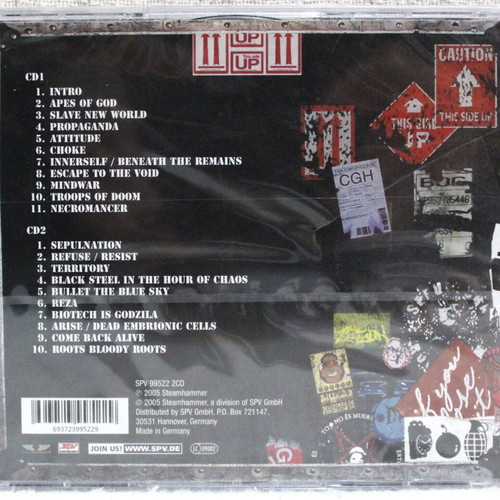 Sepultura Live In São Paulo 2×CD album sealed metal