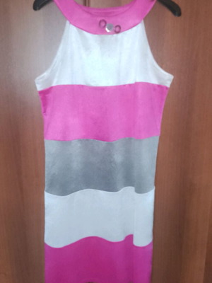 Lycra dress like new, multicolored, size M