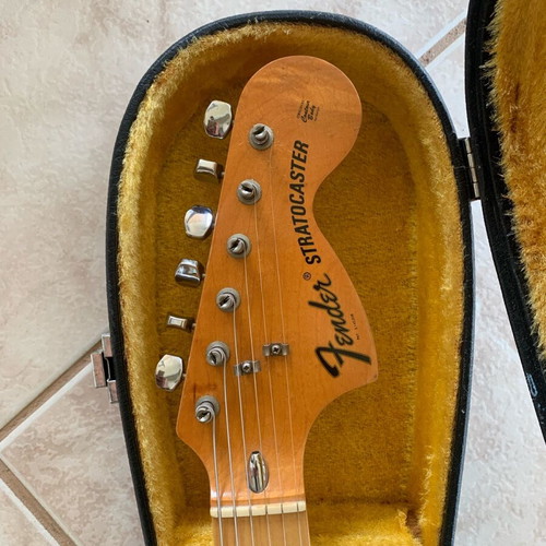 Fender Stratocaster USA Hard Tail used, rare see-through color