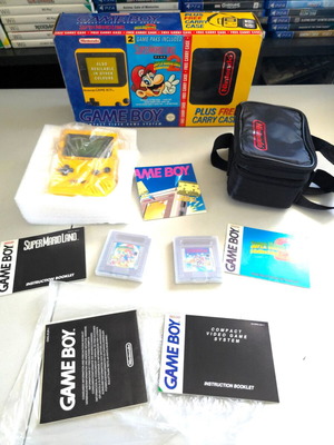 Nintendo Game Boy (1989) κονσόλα μεταχειρισμένη, σε κουτί, έκδοση Super Mario 2 πακέτο