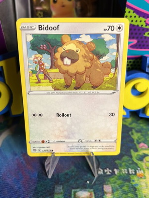 Bidoof BRS Pokemon card mint condition