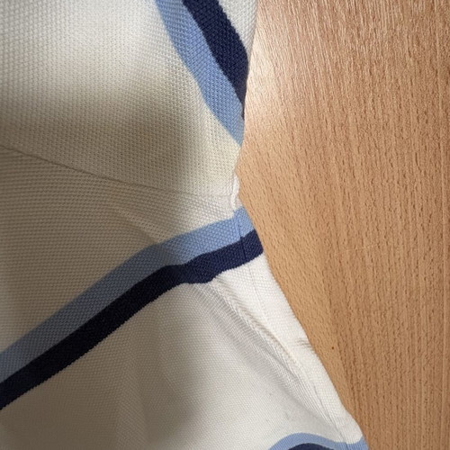 Polo Ralph Lauren men's shirt used, white with blue stripes, size L