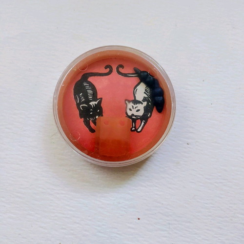 Vintage double toy like new with cats, mice and clown