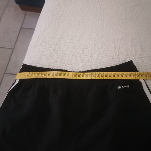 Adidas running shorts XS, black and white