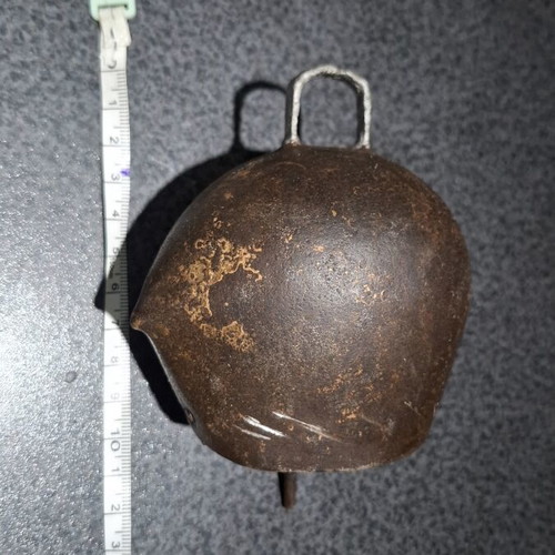 Traditional Cypriot Animal Bell used, handmade forged antique