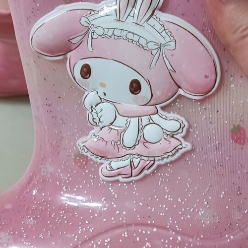 My Melody rain boots like new, children's size 21 cm