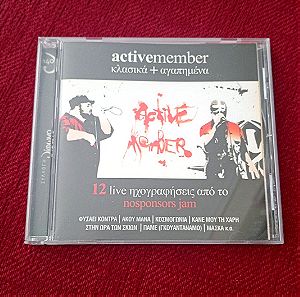 ACTIVE MEMBER - ΚΛΑΣΙΚΑ + ΑΓΑΠΗΜΕΝΑ CD ALBUM LIVE - HIP HOP