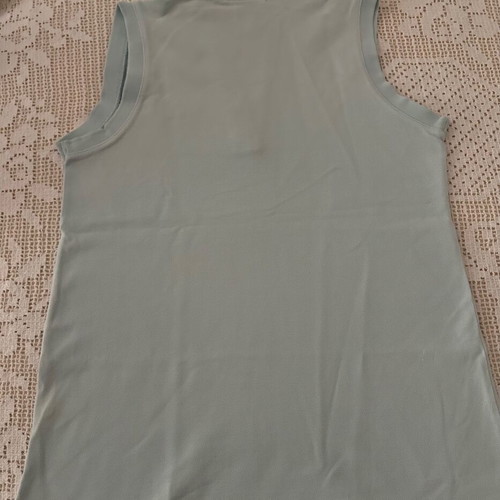 DKNY M women's blouse in sky blue, used!