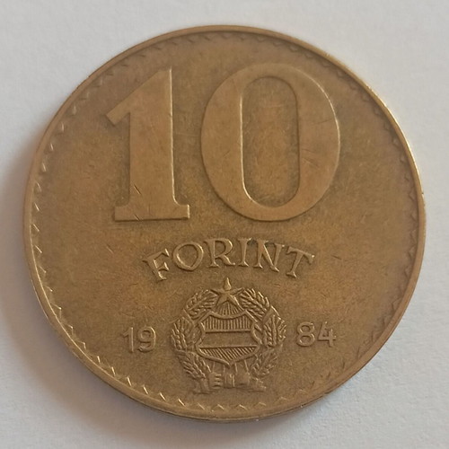 Hungary 10 Forint 1984 used
